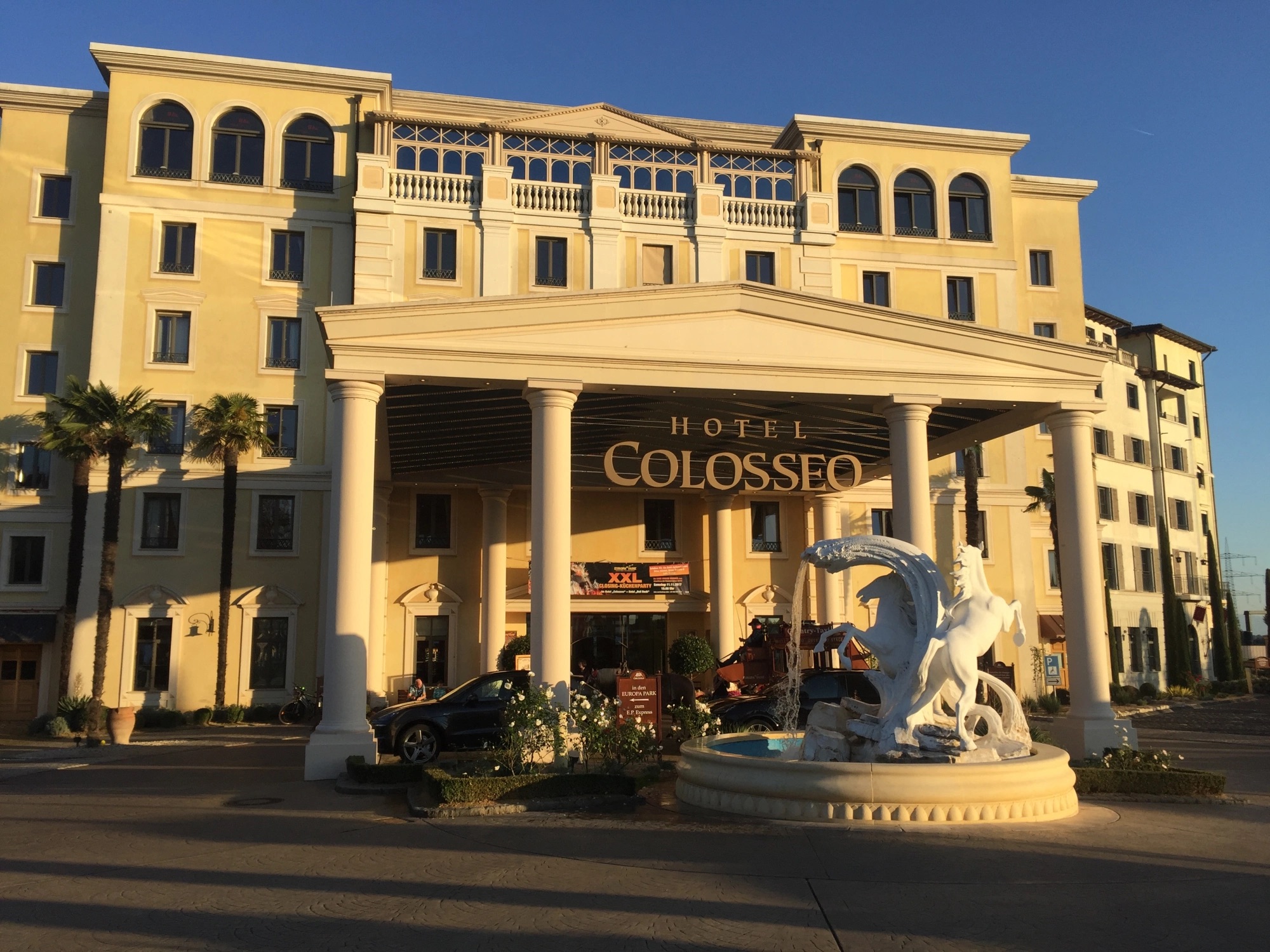 Vu aérienne hôtel Colosseo